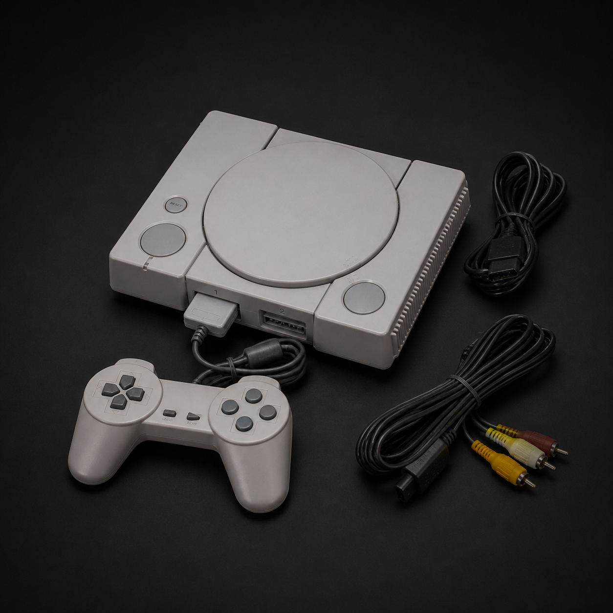 PlayStation Console Bundle, sample second-hand stock photograph